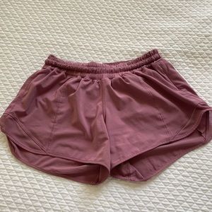 Mauve pink lulu shorts